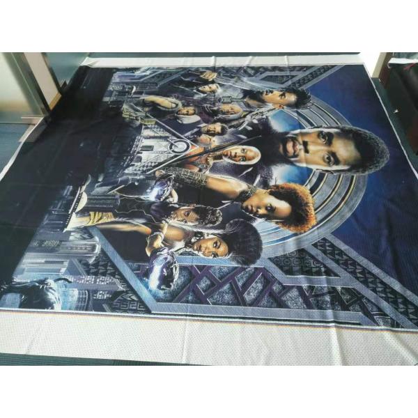Sublimation Flag Printing Machine / Digital Printing Machine With Three 4720 Print Heads