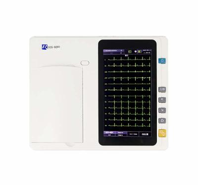Digital 3 Channels 7 Inch Color Screen Medical Ecg Machine Electrocardiogram