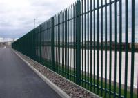 Powder Coated Euro Steel Palisade Fence For Factory