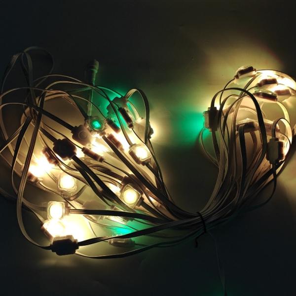 24V 45M LED 氷点灯 クリスマスライト 屋外装飾 ドロップ LED カーテン ストリング ライト 庭 ストリート エイブ