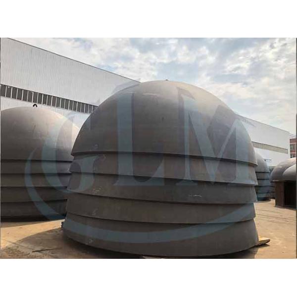 Толщина 180mm диаметра 2500mm крышки сосуда оффшорного эллиптического блюда главная