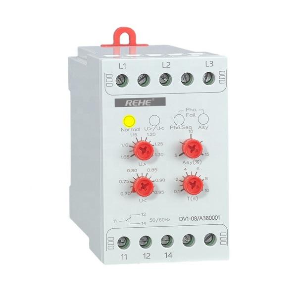 DV1-08 delay 3 phase voltage monitoring Relay Voltage Monitoring Protective Relay