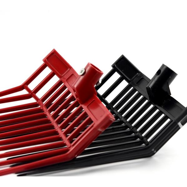 Подгонянная вила лошади, вилка постельных принадлежностей позема АБС для чистки лошади