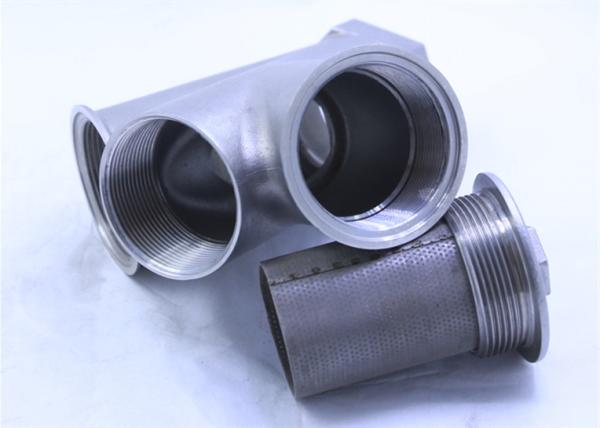 3 Direction Filter Valve Custom Machined Parts / Cnc Metal Parts 40 Diameter