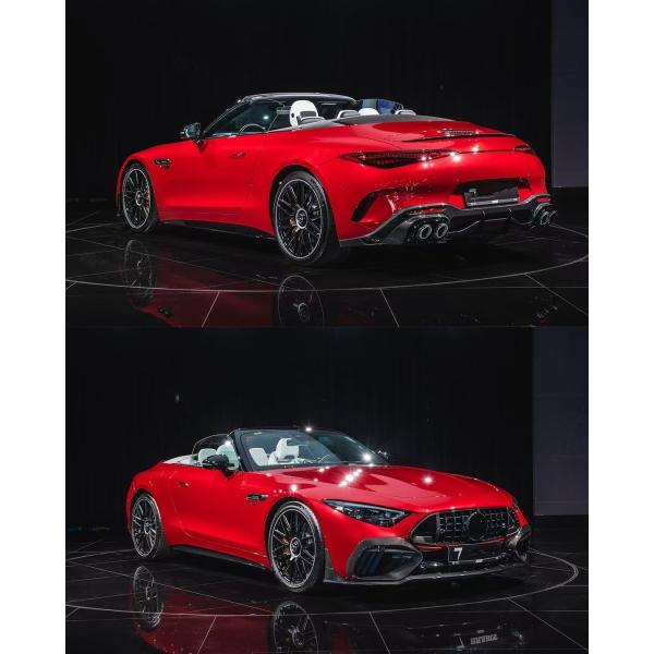 SL63 Mercedes Benz Sl Body Kit 2015 - 2016 BS Style Hood Spoiler Front Lip Diffuser