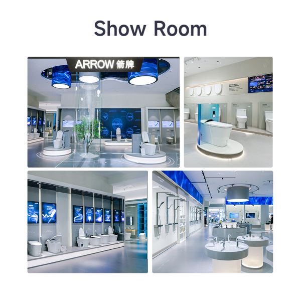 ARROW Brand Modern Electronic Sensor Faucet with Ceramic Valve Core Chrome Plating Deck Mounted for Public Spaces