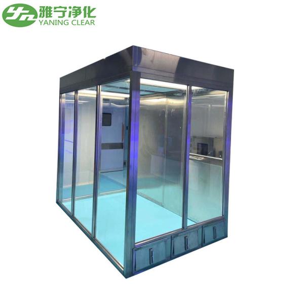 YANING ISO Certified GMP Clean Room Stainless Steel Laminar Air Flow Clean Booth New Condition Air Cleaning Equipment