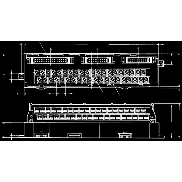 Position Control Terminal Blocks Omron XW2B-80J7-1A for Easy Wiring and Signal Control in Industrial