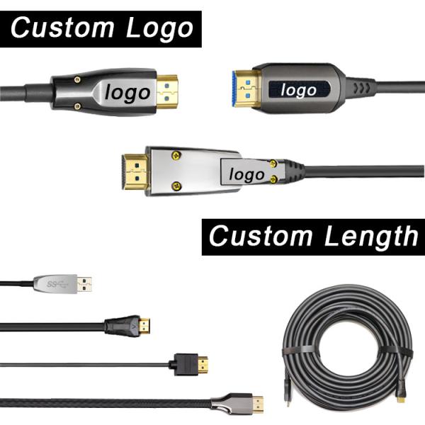 ODM OEM 4K 60HZ 4K Optical HDMI Cable 18G 10FT High Speed 4k Certified