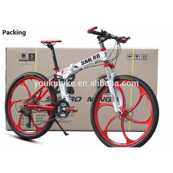 Height 155cm Full Alloy 27 Speed Aluminum Folding Mountain Bike