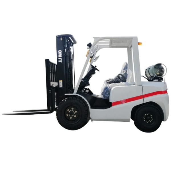 LPG Gas Dual Fuel Petrol LPG Gasoline Forklift Fg40 with Impco Lift height 3000-7000mm