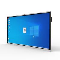 Android OPS 86 polegadas Smart Board Touch Screen Whiteboard Com Microfone Webcam