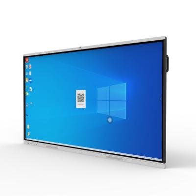 Android OPS 86 polegadas Smart Board Touch Screen Whiteboard Com Microfone Webcam