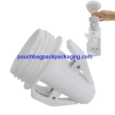 BPA Free Storing&Breastfeeding-Twist Adapter for breast milk storage bag