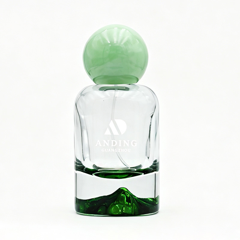 50ml Glass Perfume Bottle Empty Round Cap Cylinder Spray Crimp Neck