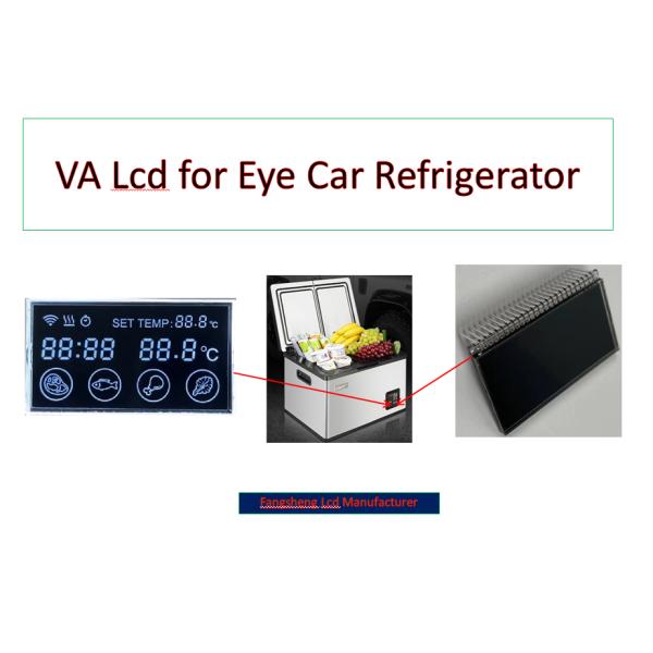 Black Custom Size Screen Digit VA Lcd Display Custom Monochrome Lcd Display