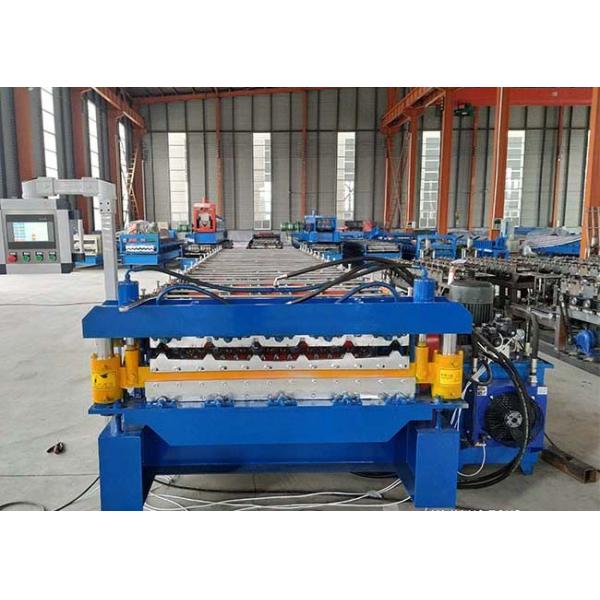 Крыша нервюры/крен рифленого листа формируя вес 9600kg машины с экраном касания PLC