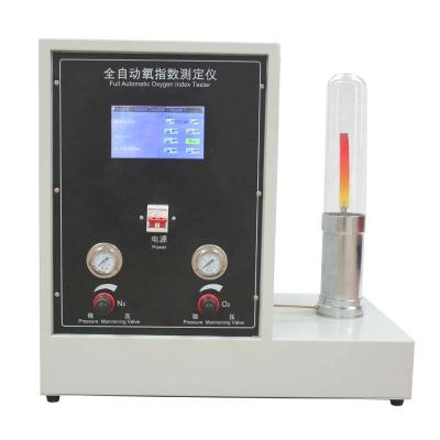 Testeur automatique intelligent de l'indice d'oxygène contrôle à écran tactile ISO 15705