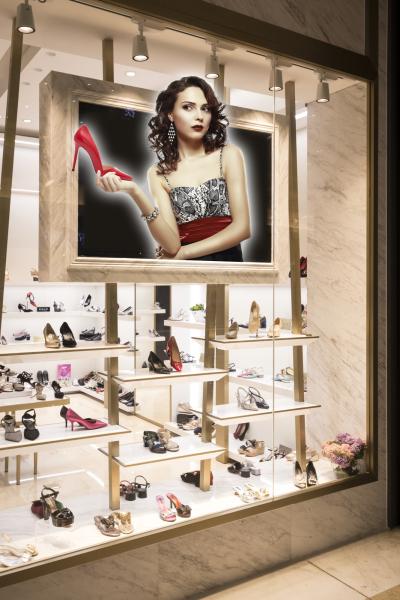 Customized 55 Inch Nake Eye Real 3D lcd Digital Signage Display