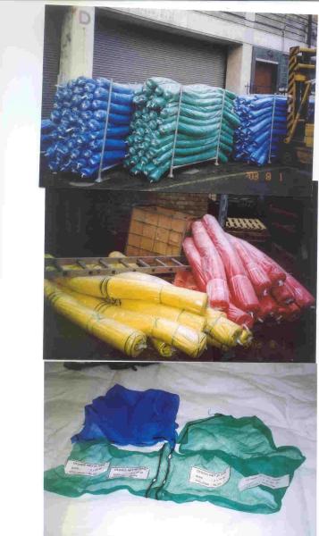Construction Scaffold Debris Netting , Scaffold Safety Netting High Strength