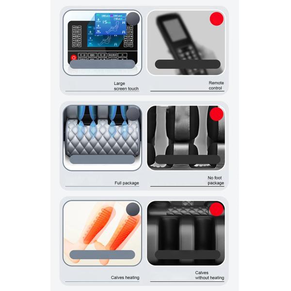 Bluetooth HIFI Leather Recliner Massage Chair For Back Pain ROHS OEM