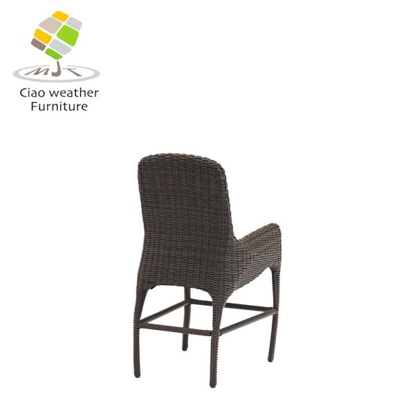 Ensemble de jardin de la villa Patio Rattan Wicker Chaise en aluminium Design meubles intérieurs et extérieurs