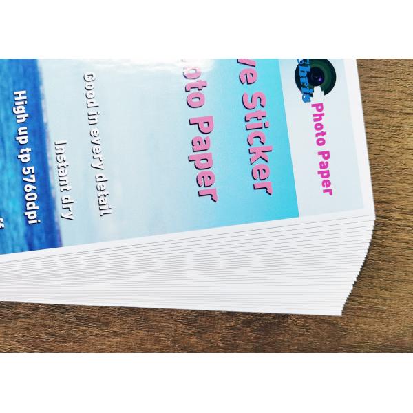 Бумага стикера принтера доказательства 90gsm залома лоснистая