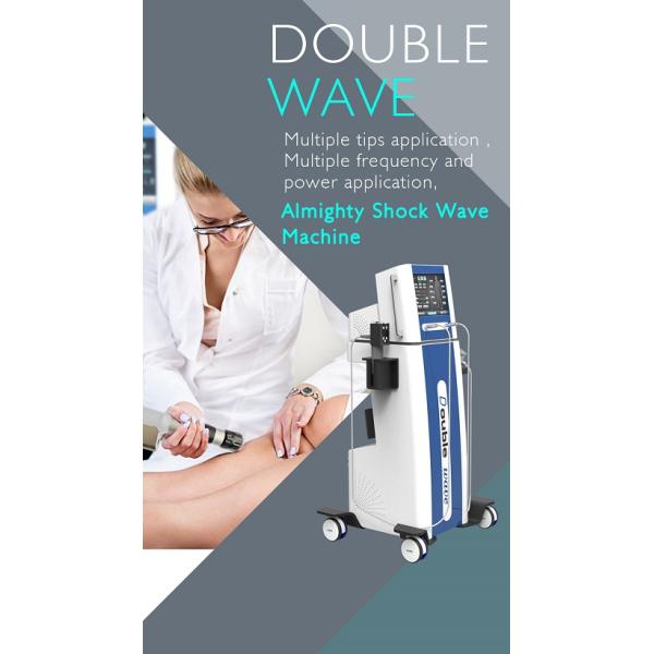 Vertical Shockwave Therapy Equipment 2 In 1 EMS Shockwave Machine For Body Massage shockwave therapy physiotherapy