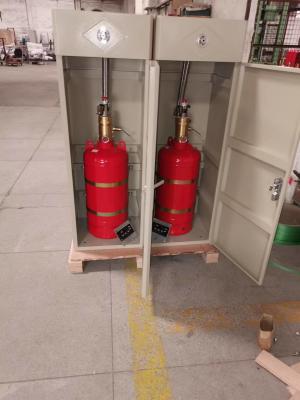 o cilindro W/2 de Cabinet Extinguisher Single do agente de 100L FM200 provê de bocal o sistema de supressão do fogo