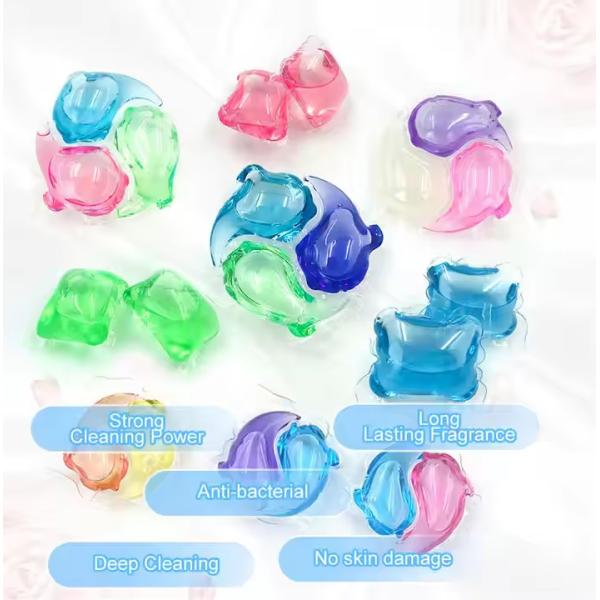 Wholesale Price Laundry Beads Clean Washing Liquid Laundry Detergent Pods