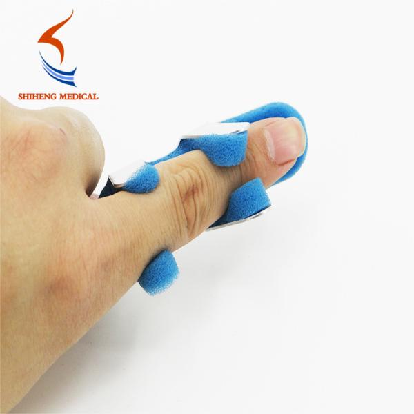 High quality aluminium alloy white and blue finger splint for sale