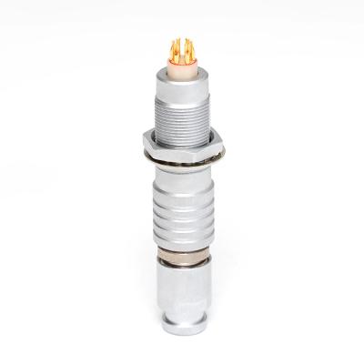 Electric quick medical metal male female 1B series push pull connector free socket connector