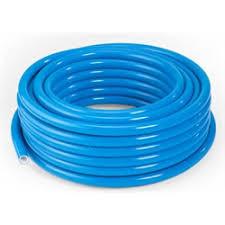 High Pressure Resistant Flexible Silicone Tubing , Durable Blue Braided Hose Pipe