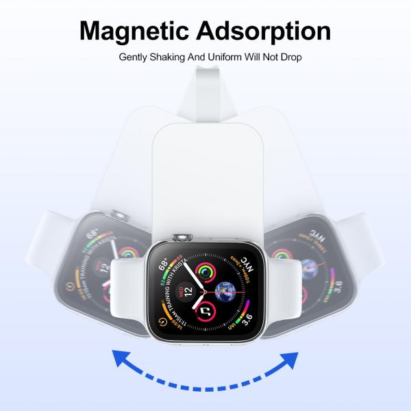 2-8 мм расстояние зарядки компактный энергобанк беспроводная зарядка 1000 мАч для IWatch