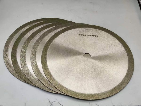 1A1 Electroplated Diamond Grinding Wheels With Diameter 200mm Thickness 1.8mm D80/100