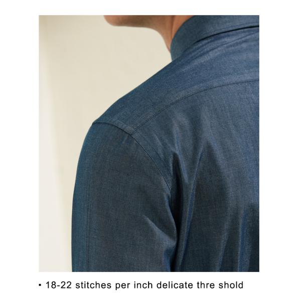 Camisas de estilo corto para hombres de negocios.