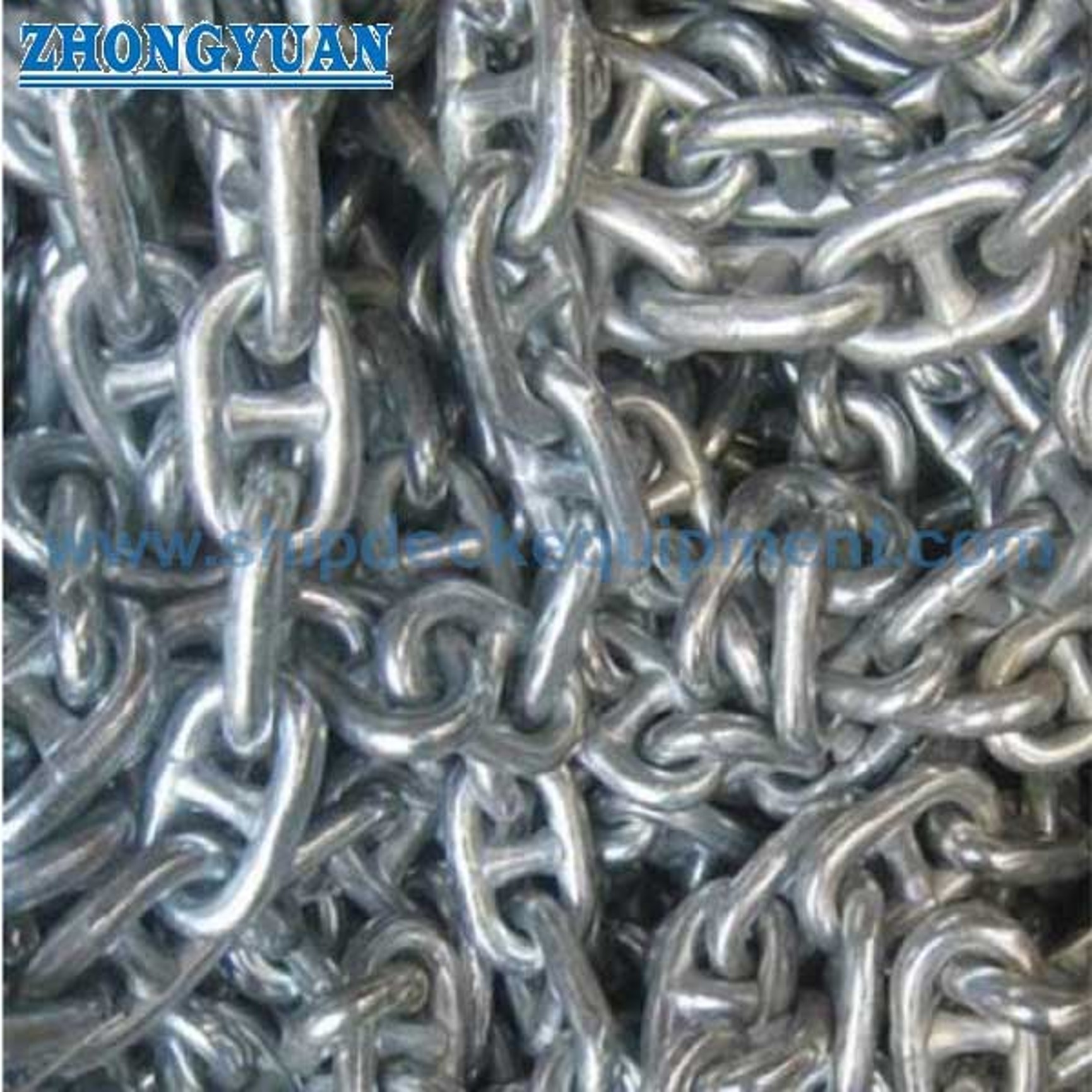 Hot-Dip Galvanized Stud Link Anchor Chain | Grade 2 & Grade 3 for Marine Anchoring