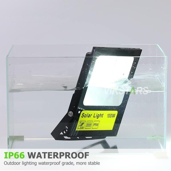 Cheapest Price ABS solar flood lights 30w 60w 100w 200w for yard garden park pathway