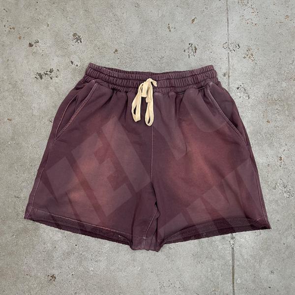 Color sólido Hombres Francés Terry Calzoncillos Acido Lavado Streetwear Outfits Calzoncillos