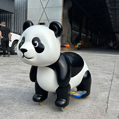 Kid Fun Attractive Cartoon Animal Ride On Toy Electric Car For Shopping Center