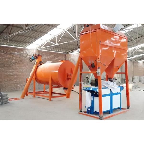 1500kg Powder Simple Dry Mortar Production Line Industrial Dry Mixed Mortar Production Line