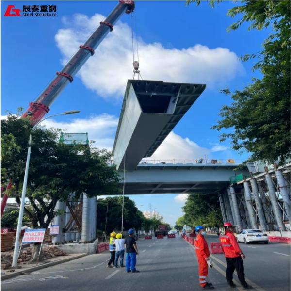 Large Span Prefabricated Truss Bridge Construction Portable Steel Bridges