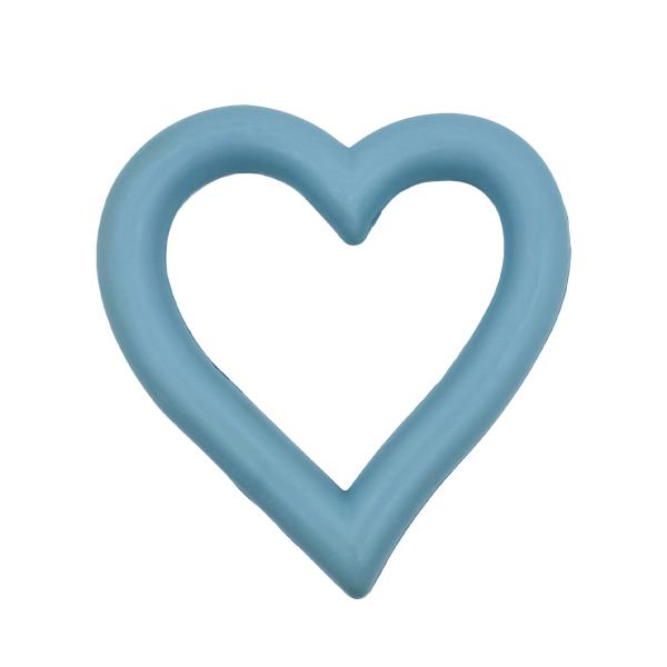 Jouet en caoutchouc en forme de cœur durable mâchable lavable, un nouveau choix de temps de jeu pour les animaux de compagnie