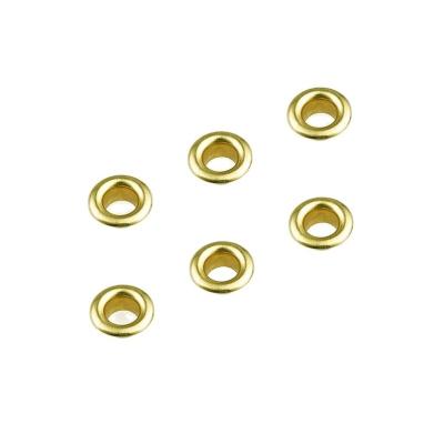 Environmental Electroplating Iron Plated Gold Metal Eyelet for Garment Shoes Clothing