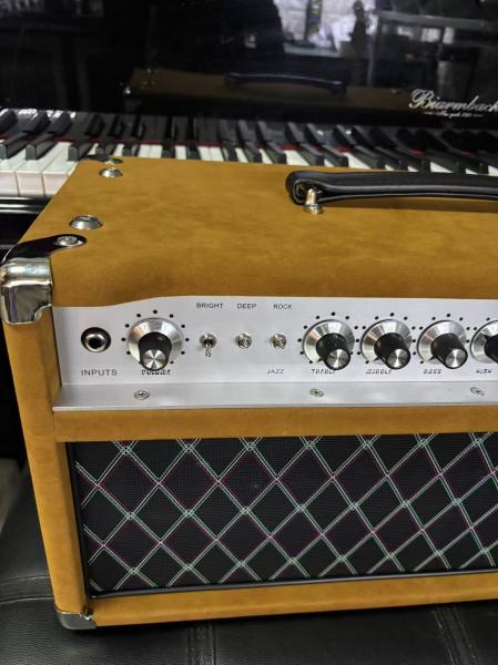 2024 HOT!!! Dumble #002 Version Clone SSS20-Steel String Singer SSS Tube Amp Head 20Watt in Suede Brown with Original Knobs