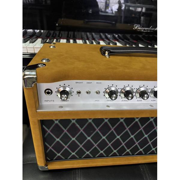 2024 HOT!!! Dumble #002 Version Clone SSS20-Steel String Singer SSS Tube Amp Head 20Watt in Suede Brown with Original Knobs