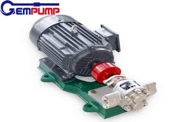 KCB18.3 Stainless Steel Gear Pumps 1.5KW Self Priming Oil Transfer Pump