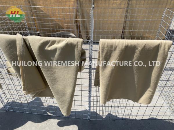 Parede defensiva galvanizada pesada militar das barreiras 4mm 50x50mm de Hesco