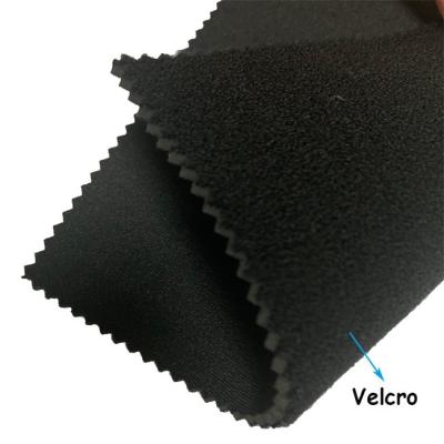 O dobro preto de W130cm SBR tomou partido tela do neopreno do poliéster feito malha