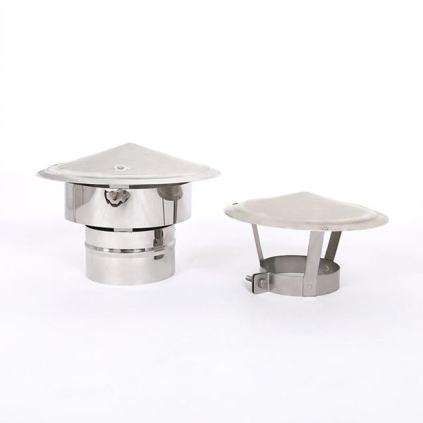 Heat Exchange Single Wall Chimney , 6 Inch Single Wall Telescoping Stove Pipe